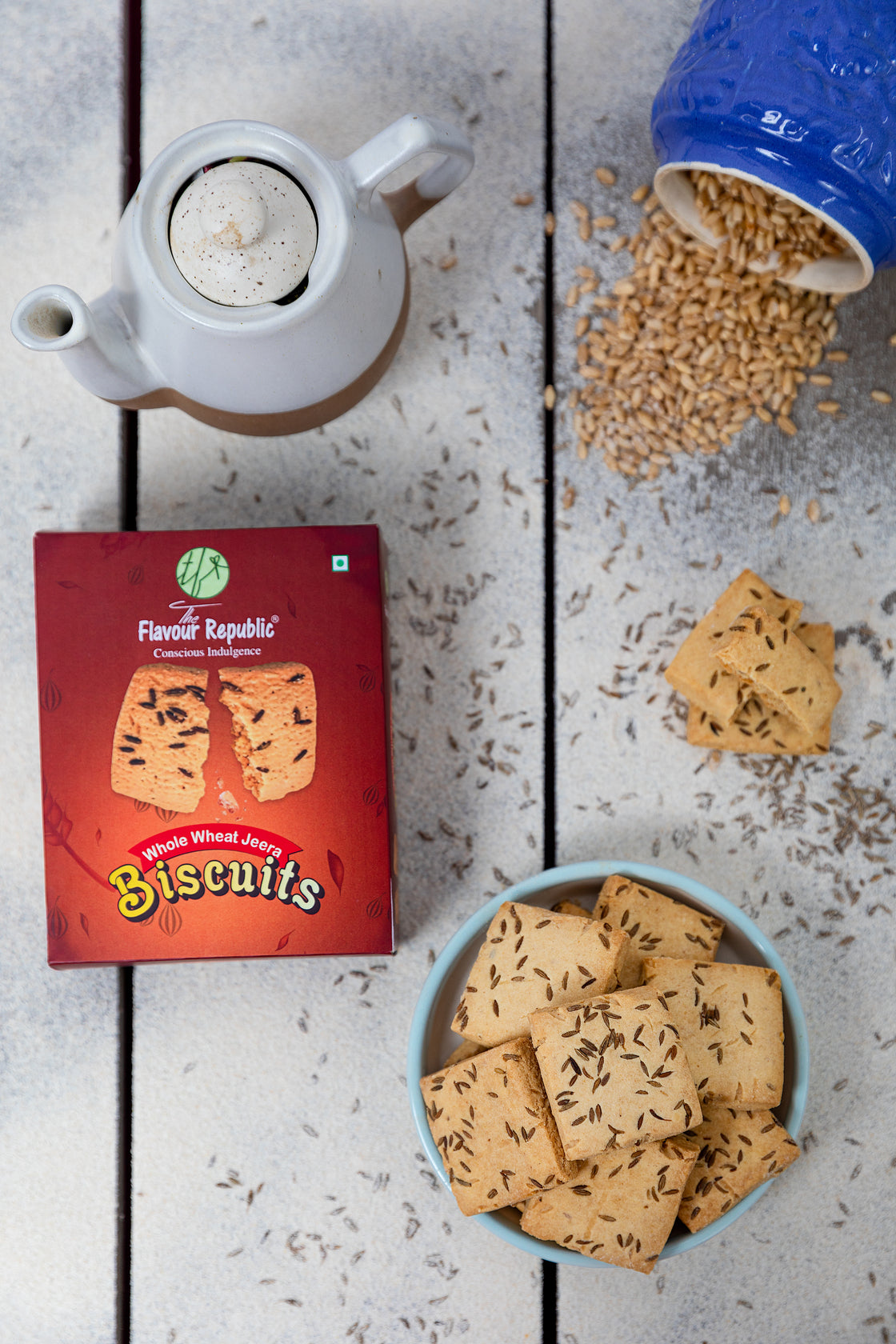 Whole Wheat Jeera Cookies