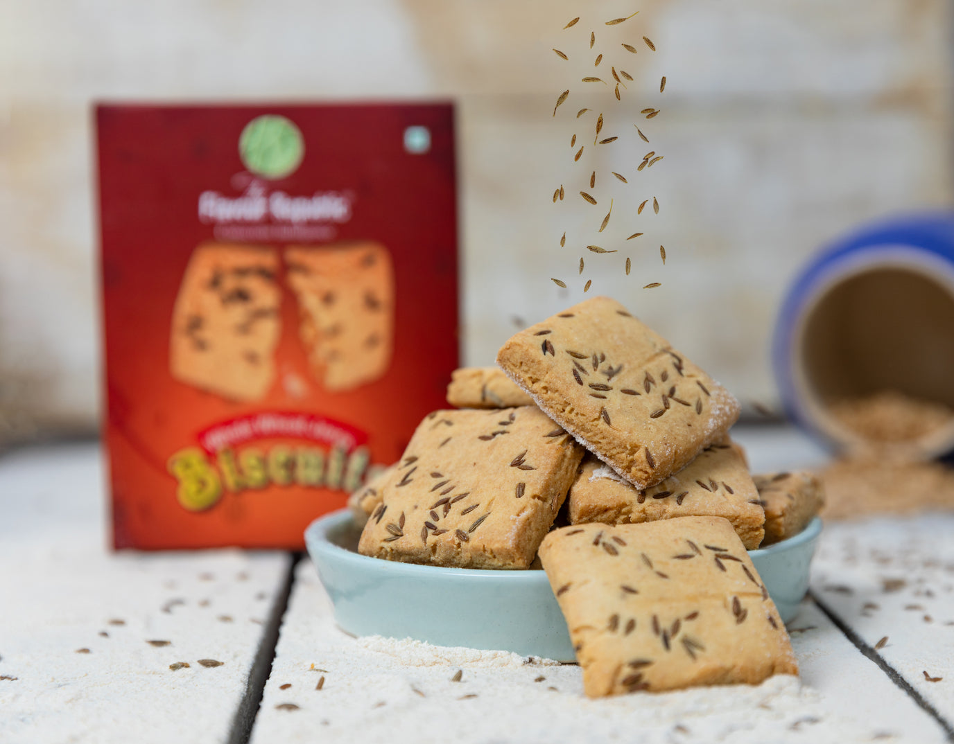Whole Wheat Jeera Cookies
